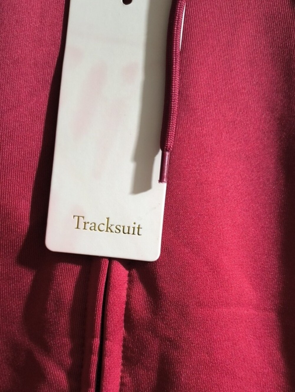 Women’s Burgundy Hoodie & Jogger Set - Zip Front Track Pants - Picture 2 of 5
